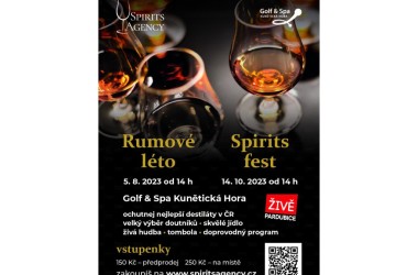 Už tuto sobotu se koná 1. ročník Spirits Festivalu v Golf resortu Kunětická Hora